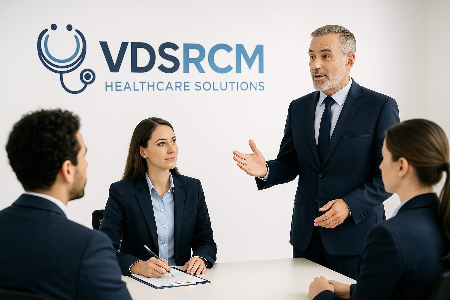 Healthcare team meeting